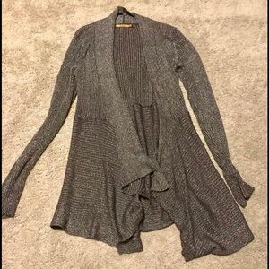 Belldini Silver and Gray Sweater